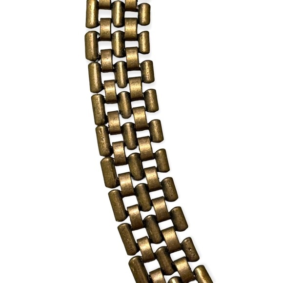 SAM EDELMAN Gold Tone Necklace With Multi Color Stones - Picture 3 of 5